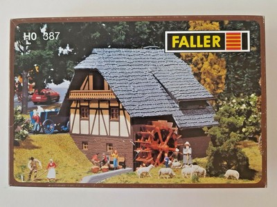 Faller HO-Scale Small Black Forest House With Mill Set 130387 Construction Set