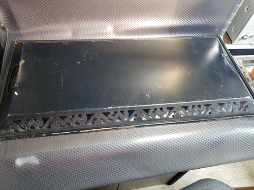 LARGE VINTAGE NASHCO HAND PAINTED FLORAL TOLEWARE SERVING TRAY-22.5