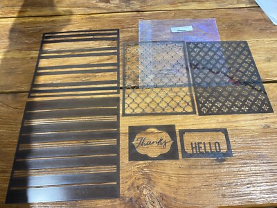 STAMPIN' UP! Embossing Folders, 11 Designs, Generic Packaging Brand New
