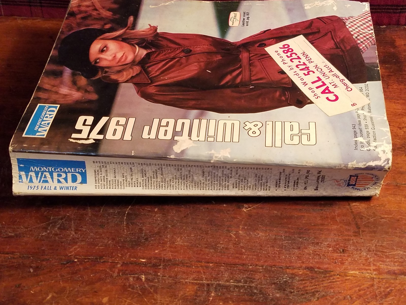Vintage 1975 Montgomery Ward Fall Winter Catalog,Department Store,Fashion,Tools