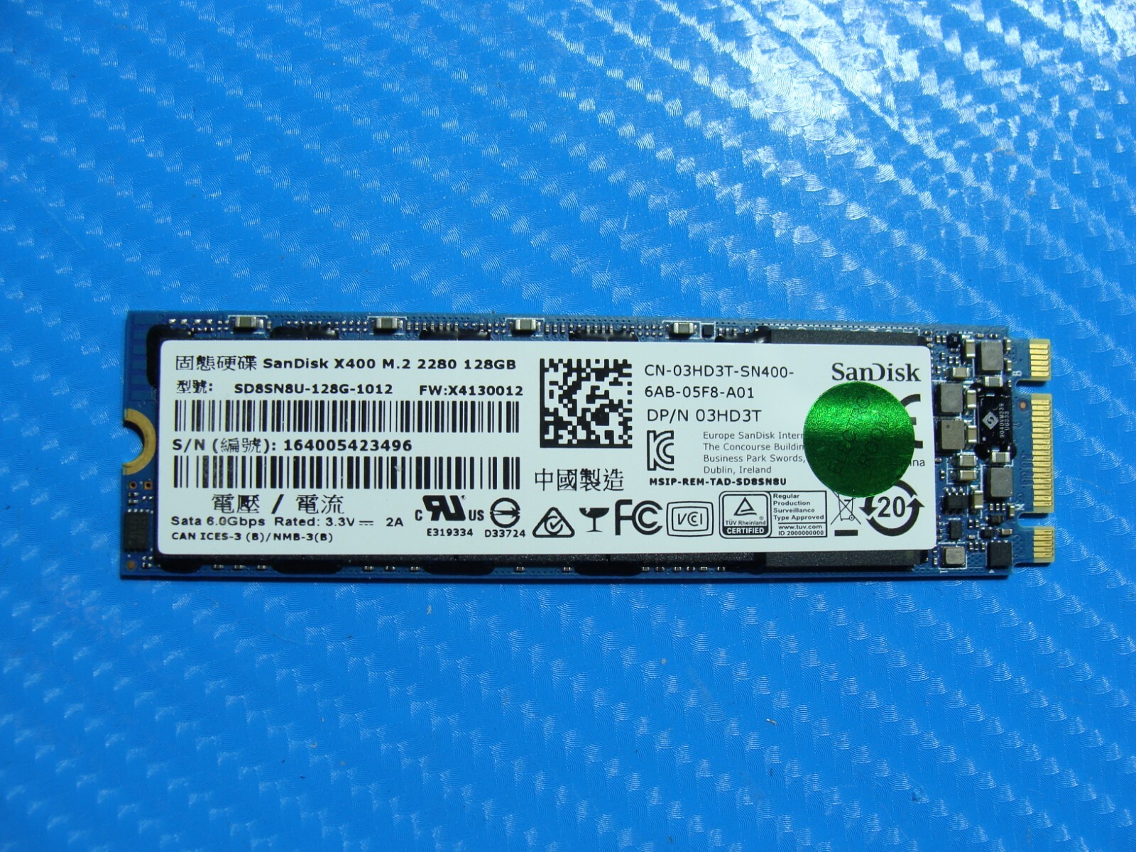 SSD 128GB 10枚 SATA m.2 Samsung MZNTD128HAGM-00000 - 128GB M.2 2280 SATA III NGFF