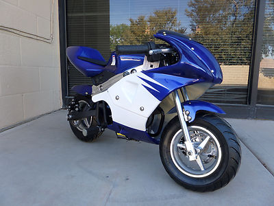 High Performance Honda clone  4 Stroke 40cc Blue Pocket Bike Mini Bike