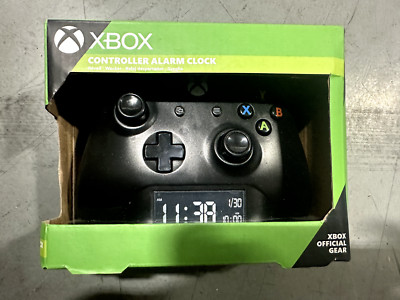 Paladone Xbox Official Gear Black Gaming Controller Gamer Alarm Clock