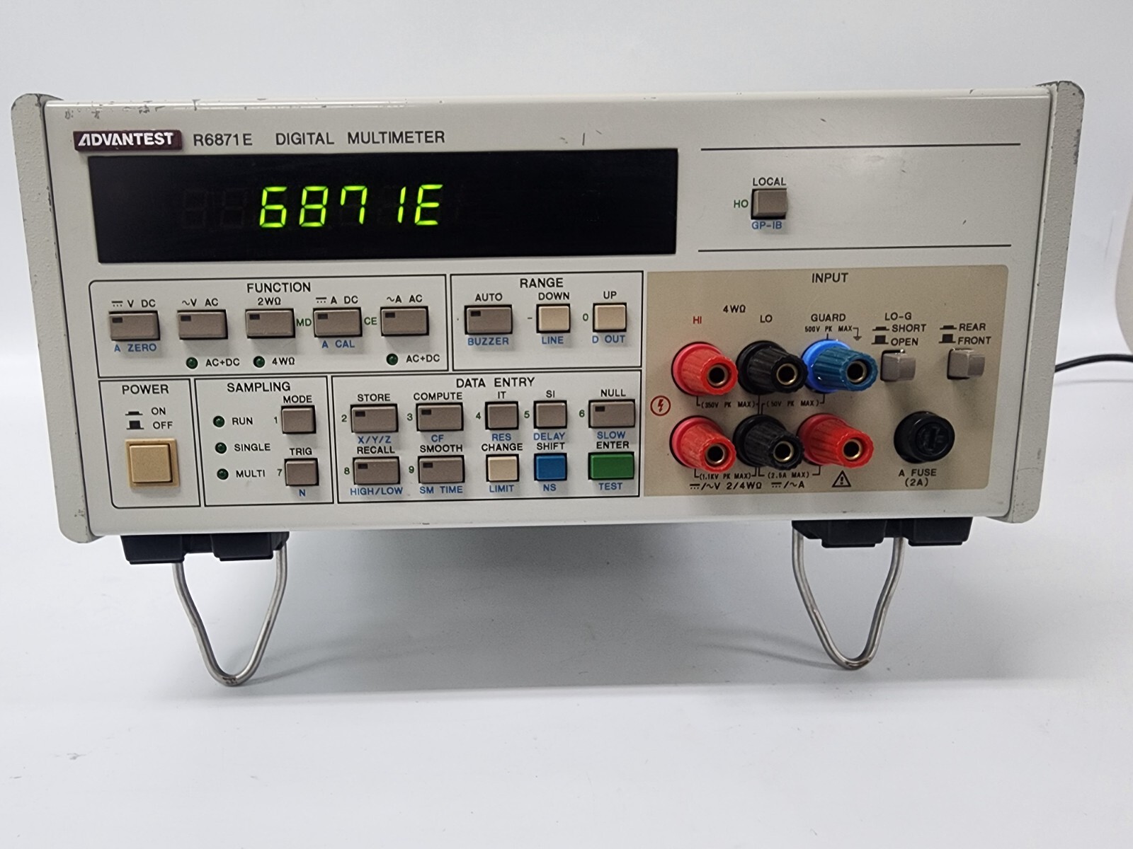 ADVANTEST R6871E 6.5桁 DMM Advantest R6871E Digital Multimeter