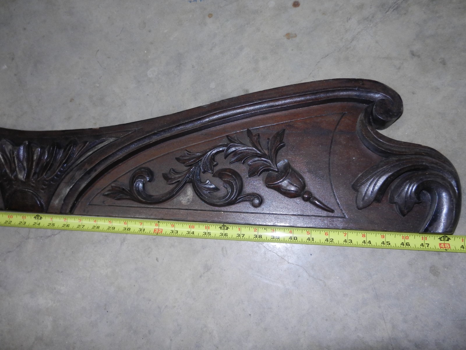 Fancy Carved Victorian Walnut FURNITURE CROWN Sideboard China Cabinet Antique