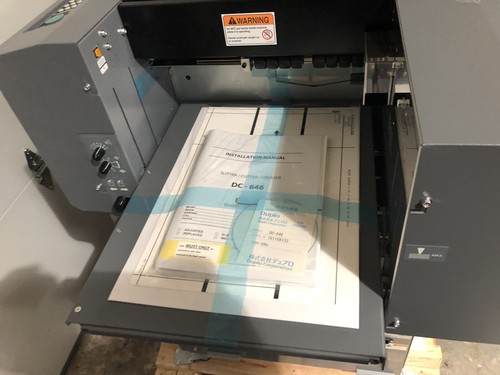 Duplo DC-646 Slitter Cutter Paper Creaser