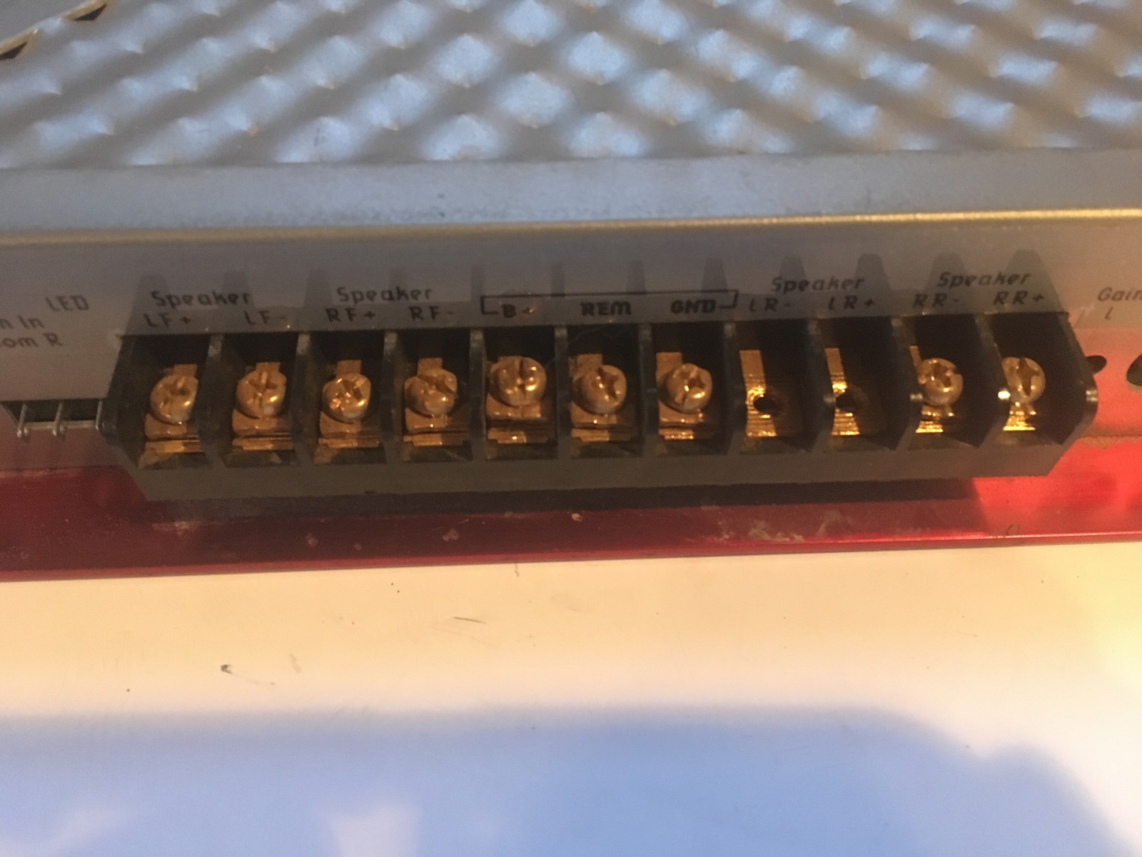 Rockford Fosgate 4.6X 4 Channel Amplifier Made In The U.S.A. 300 watts