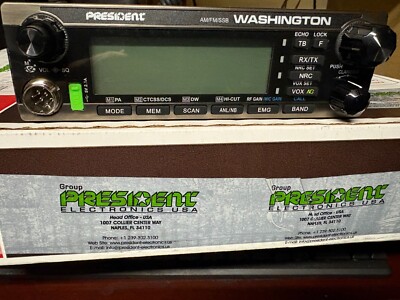 President Washington 10 Meter Amateur Radio with fan kit