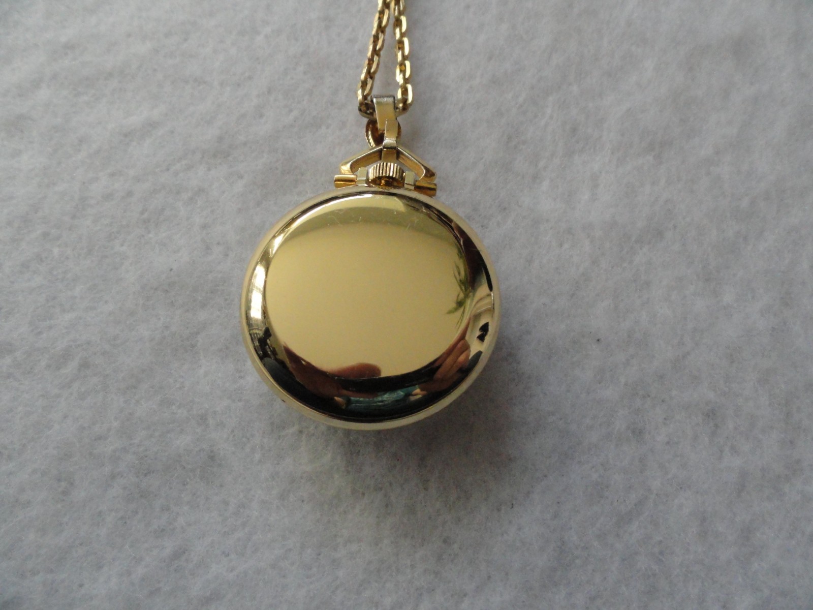 Sheffield Mechanical Wind Up Necklace Pendant Watch - Sparkles as it Ticks