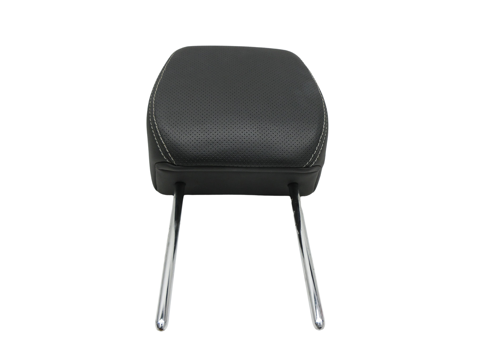 Range Rover Evoque   Kopfstütze für Beifahrer Sitz Rechts oder Links Vorne weiße Naht Leder perforiert Ebony Schwarz  - Bild 1