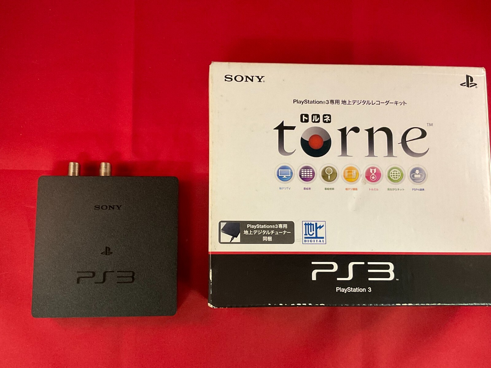 PS3 トルネ torne 箱説付 動作確認済み SONY PS3 トルネ HDDレコーダー