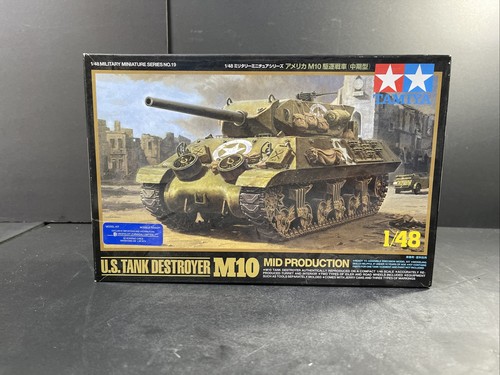 TAMIYA U.S. TANK DESTROYER M10 1:48 MODEL TANK KIT, MODEL