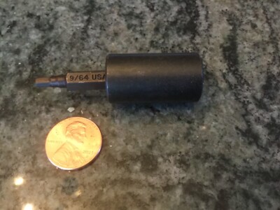 VIM TOOLS H614 ADAPTER DRIVE 1/4 + 9/64 Bit Hex 3/8'' Square Drive Straight  USA