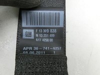 Opel Astra J 10-12 Kombi Gurt Sicherheitsgurt Links Hinten Opel Astra J 10-12 11.02.2011 13309838 13251499... Vorschau 5