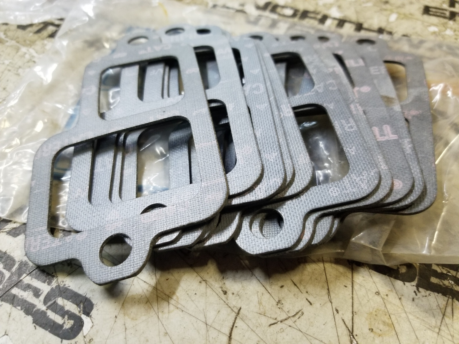 LOT OF 10PC - CATERPILLAR CAT OEM 7N-0200 GASKET 7N0200 - Picture 2 of 3