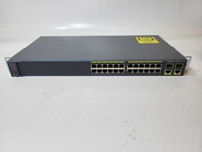 Cisco Catalyst WS-C2960-24TC-L V03 24-Port Switch 10/100 Fast Ethernet