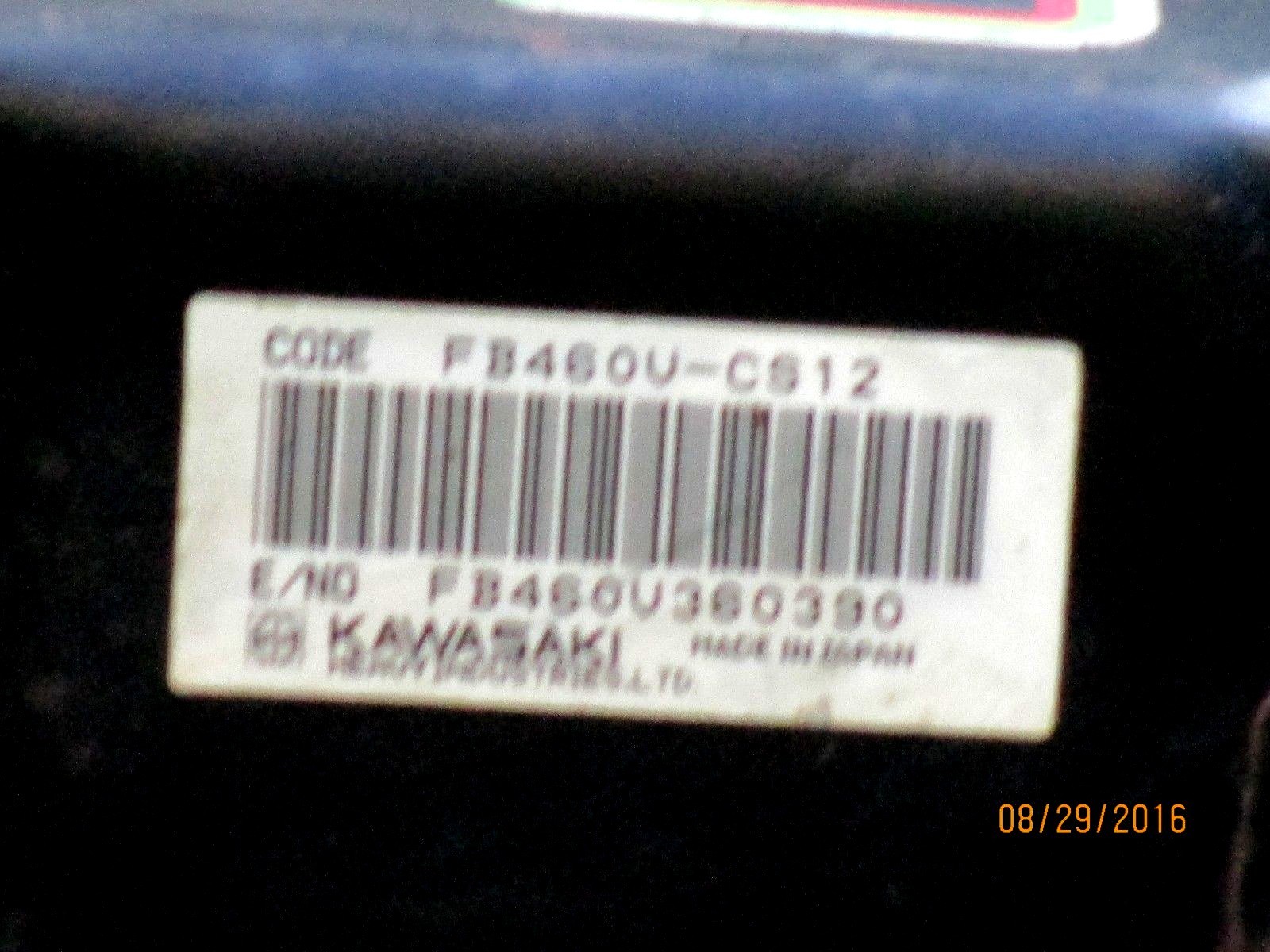 kawasaki FB46OV, 14 hp motor snapper commercial walk behind