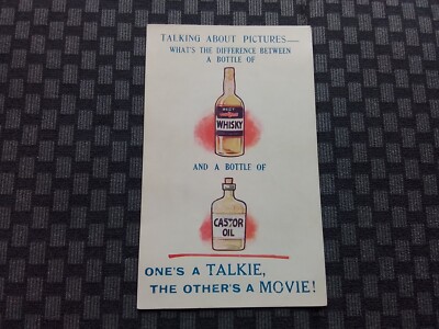 Bamforth Drinking Comics Vintage Whiskey Postcard  No. 2063