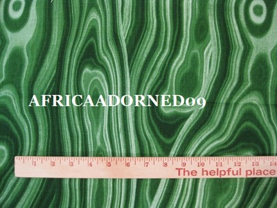 T4G CONTEMPORARY MALACHITE GREEN COTTON PRINT MUTIPURPOSE FABRIC BTY