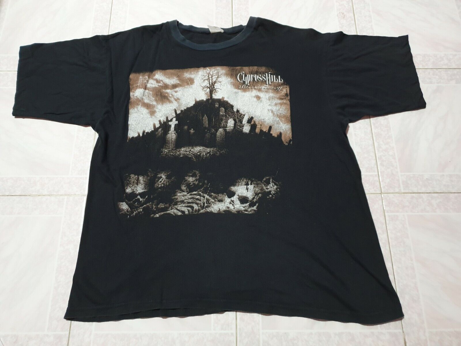Rare Vintage 90s VTG Cypress Hill Black Sunday T-Shirt 1992 Rare Vintage 90s VTG Cypress Hill Black Sunday T-Shirt 1992
