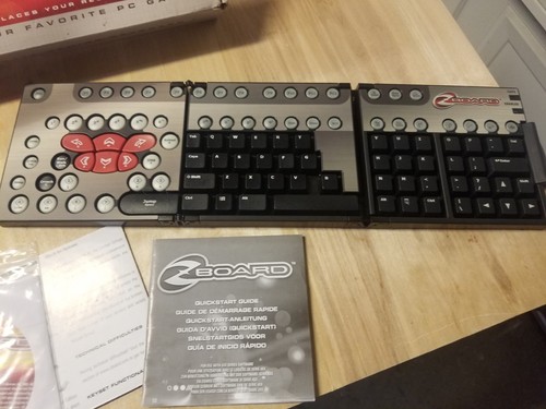 Z Board - Standard Keyset and gaming keyset manual and cd ZBD101 in Original Box