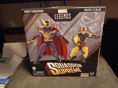 Marvel Legends Squadron Supreme Nighthawk & Blur 2-pk; Hasbro 2023