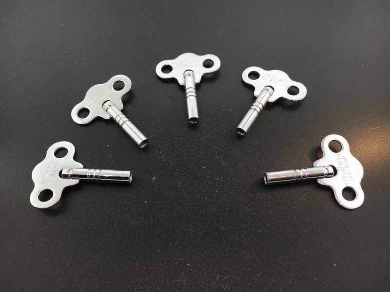 Clock Key Set of 5 Size 4 or 3.25mm eBay
