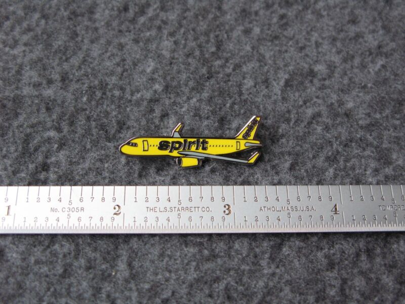 SPIRIT AIRLINES YELLOW AIRBUS  A-320 PIN.