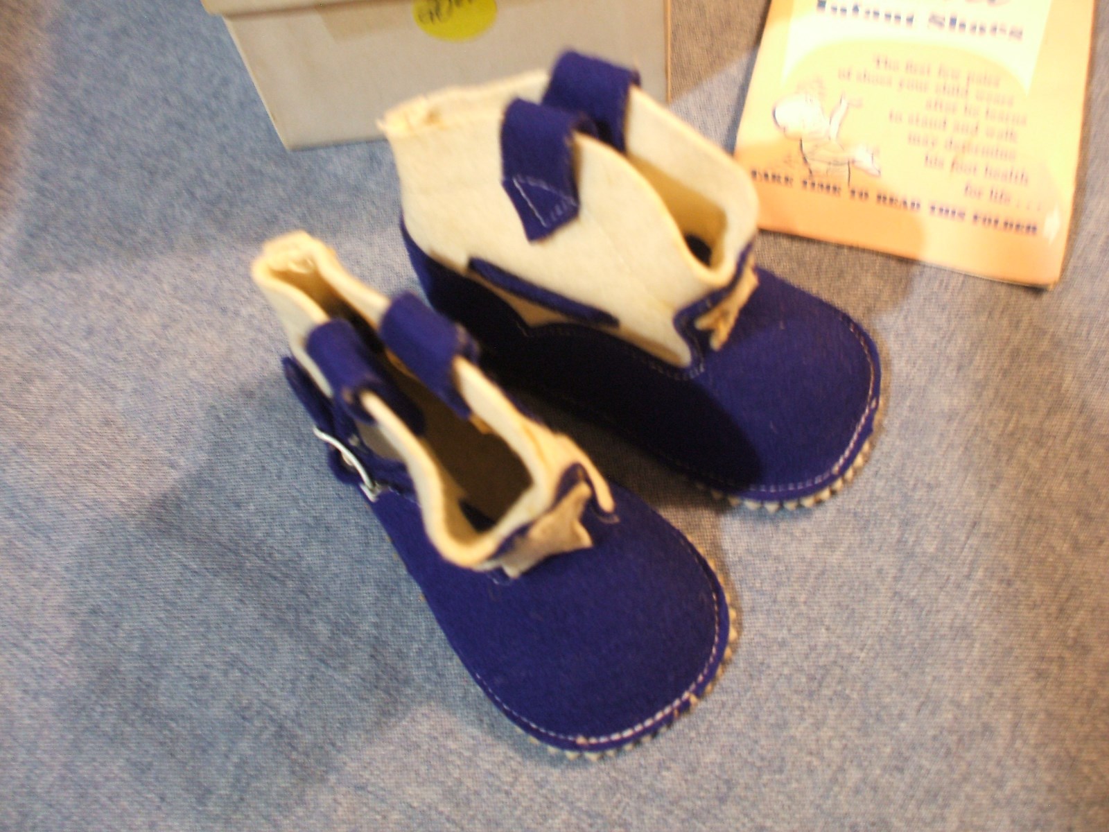 Trimfoot Baby - Blue Shoes for Baby 1950s or earlier