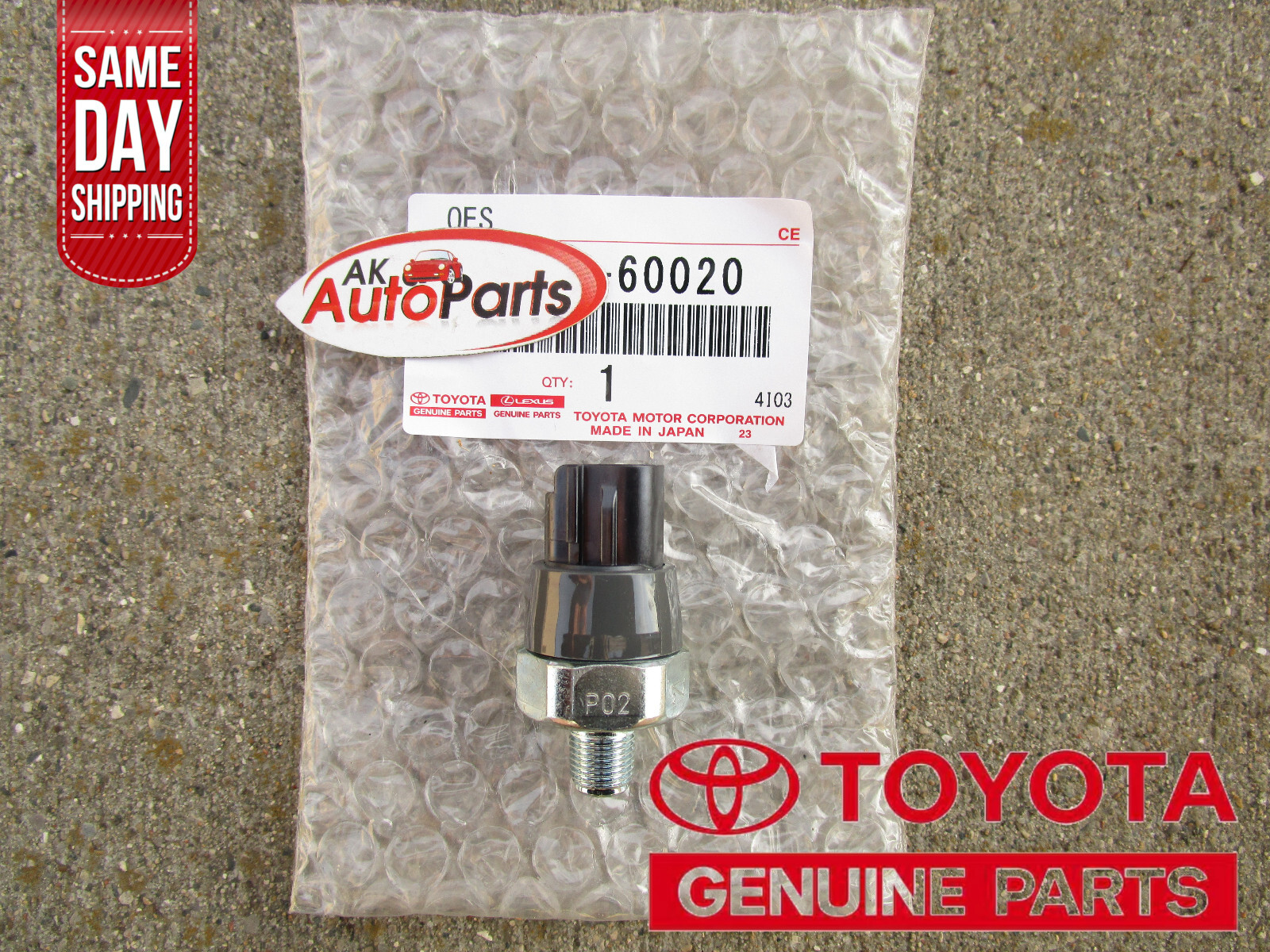 acelora様用 10 - 13 TOYOTA COROLLA ENGINE OIL PRESSURE SENSOR SWITCH OEM