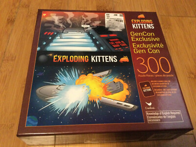 Exploding Kittens - Space Cat-astrophe - 300 pieces - GenCon Exclusive - NEW