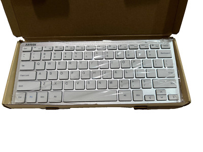 Arteck 2.4G Wireless Keyboard Silver HW098