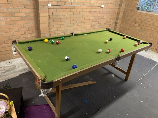 fold up snooker pool table