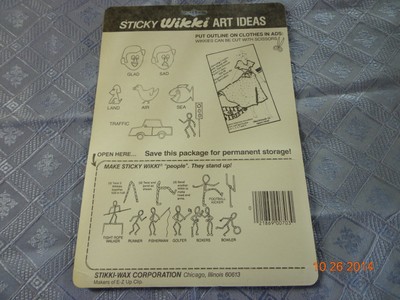 Sticky Wikki-for eye-hand coordination. Reusable clinging cords for drawing! #72