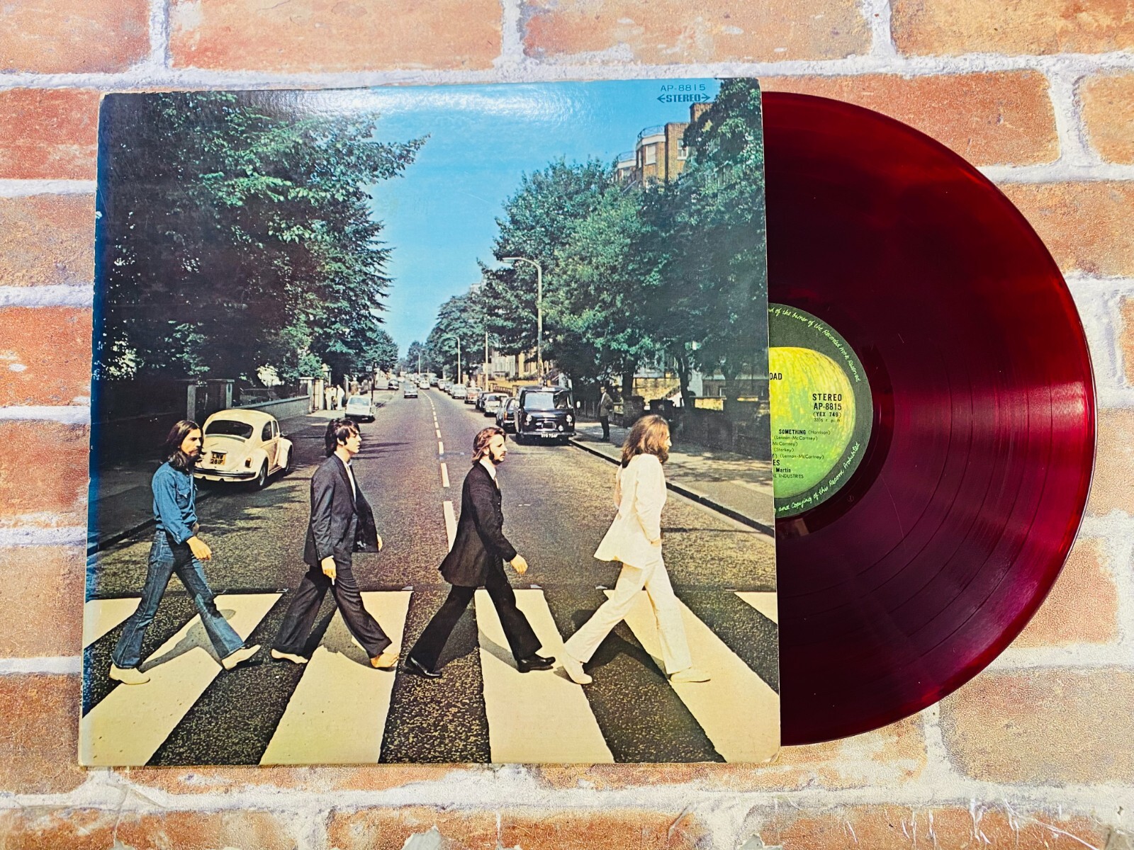 ビートルズ日本盤帯付き赤盤LP アビー・ ロード ビートルズ レコード