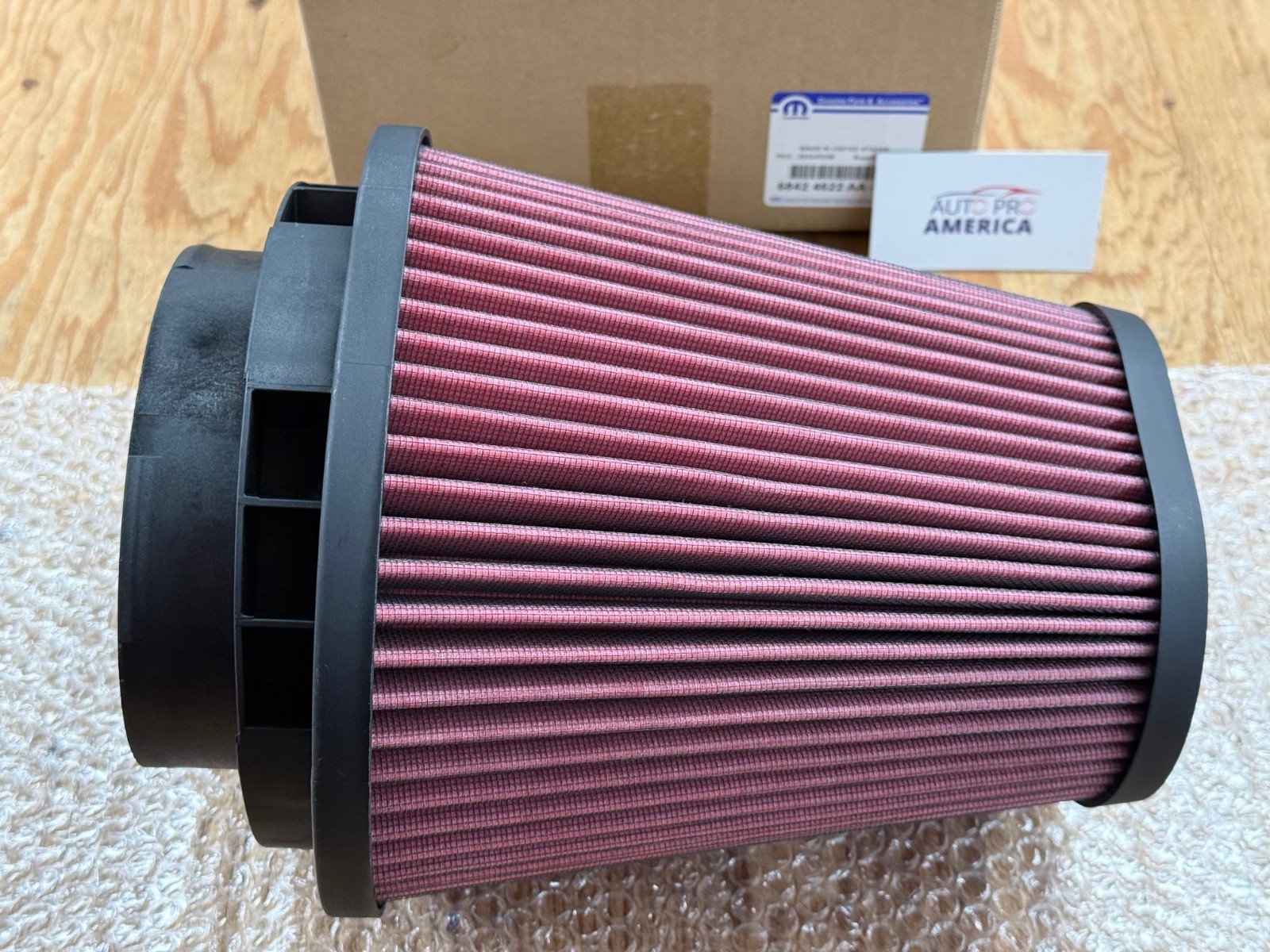 AIR FILTER SRT HELLCAT REDEYE 2019-2023 DODGE CHELLENGER MOPAR OEM 68424622AA