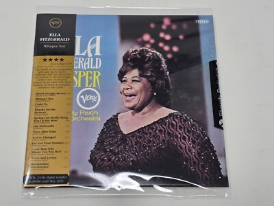 Ella Fitzgerald With Marty Paich Whisper Not Limited edition New CD