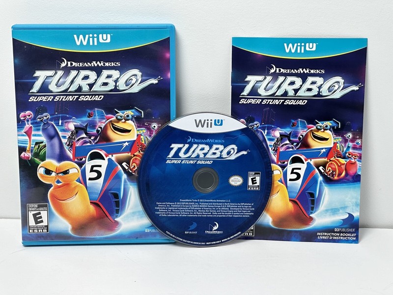 その他 Turbo: Super Stunt Squad Turbo: Super Stunt Squad (Nintendo Wii U, 2013) CIB COMPLETE