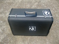 Vintage Ampex AA-620 hi fi powered speakers power amp suitcase guitar amp