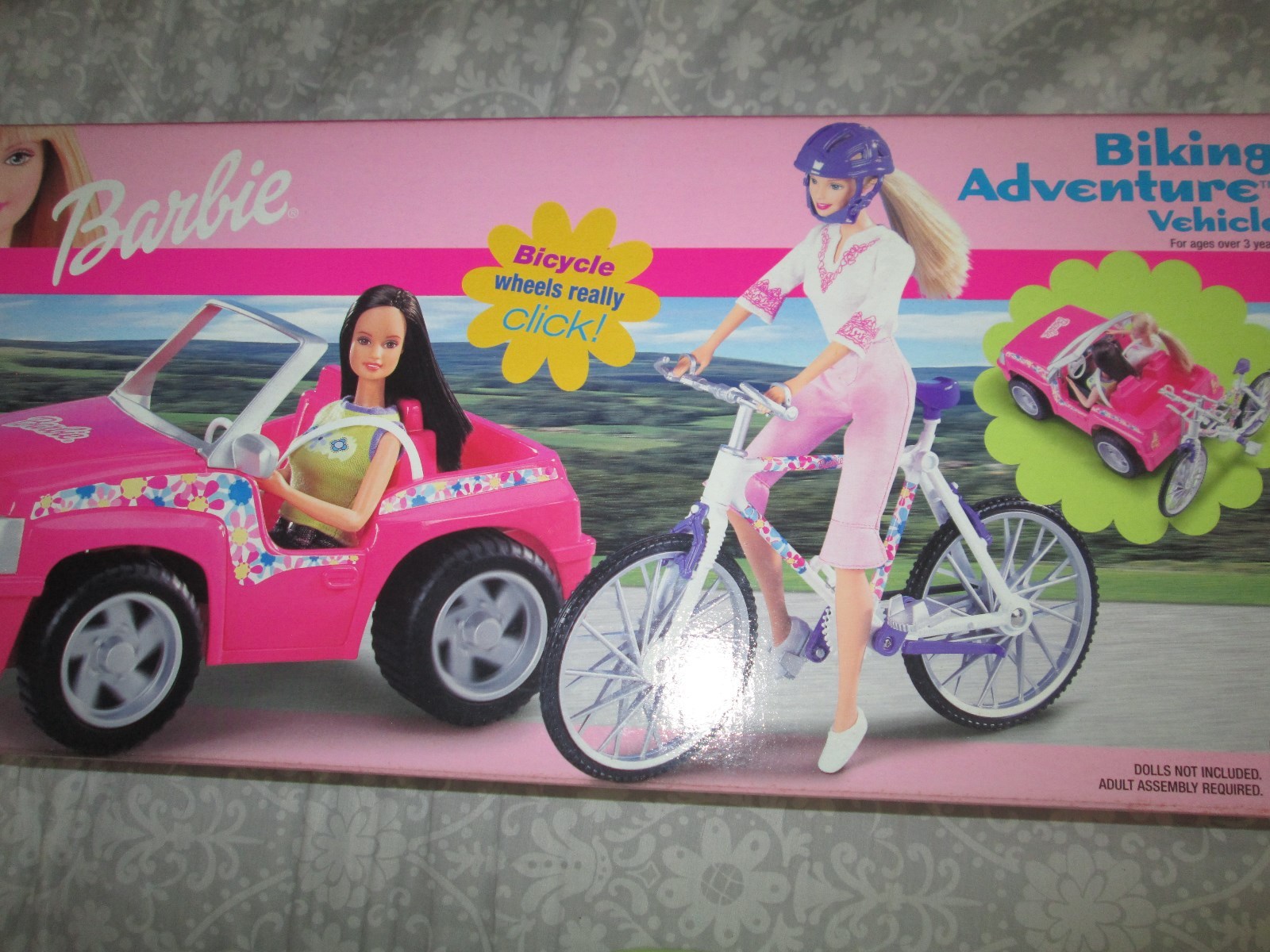 Barbie Biking Adventure Vehicle,  Bike and Car