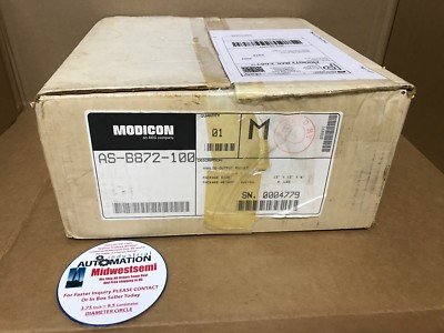 NEW ASB872100 AEG MODICON AS-B872-100 ANALOG OUTPUT MODULE + MANUAL SHIPSSAMEDAY