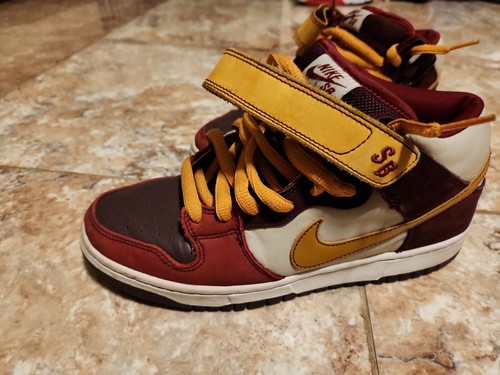 ★DONKIE★ Arjen 9color Nike Dunk High X Nylon TZ Orion Orange RARE Women Size 7