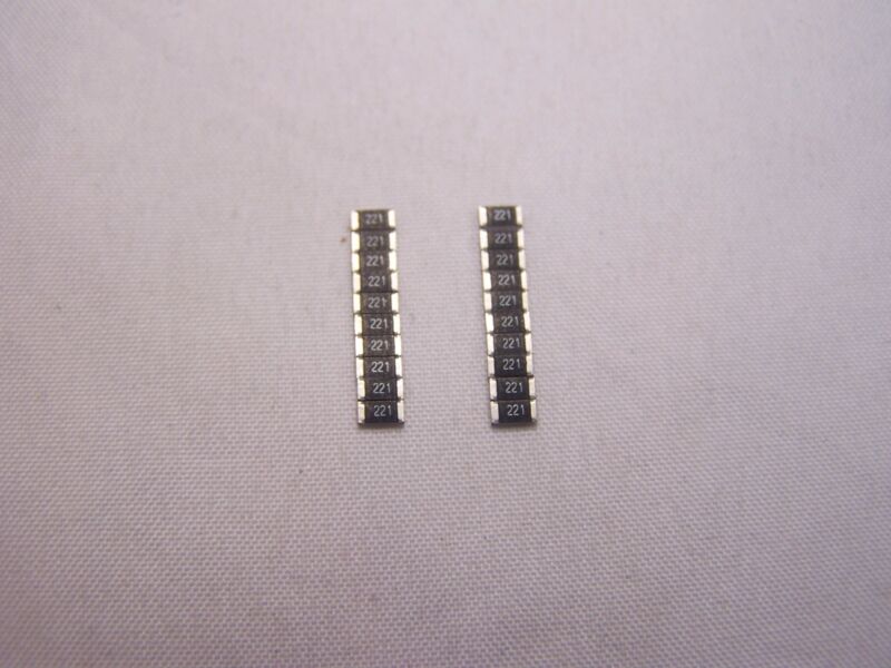 220 Ω Ohm (221) Smd/smt 1206 Resistors ( Yageo )