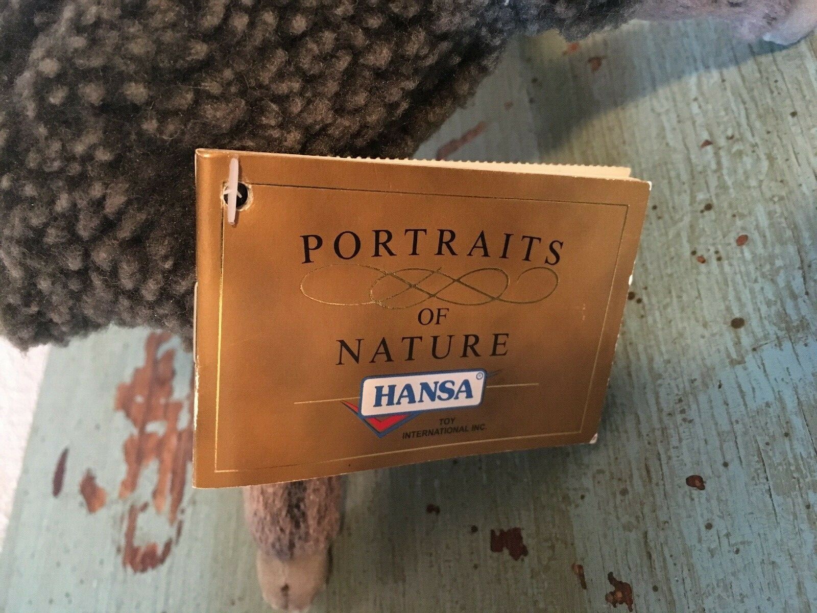 Hansa Portraits of Nature Little Lamb Black Plush 7