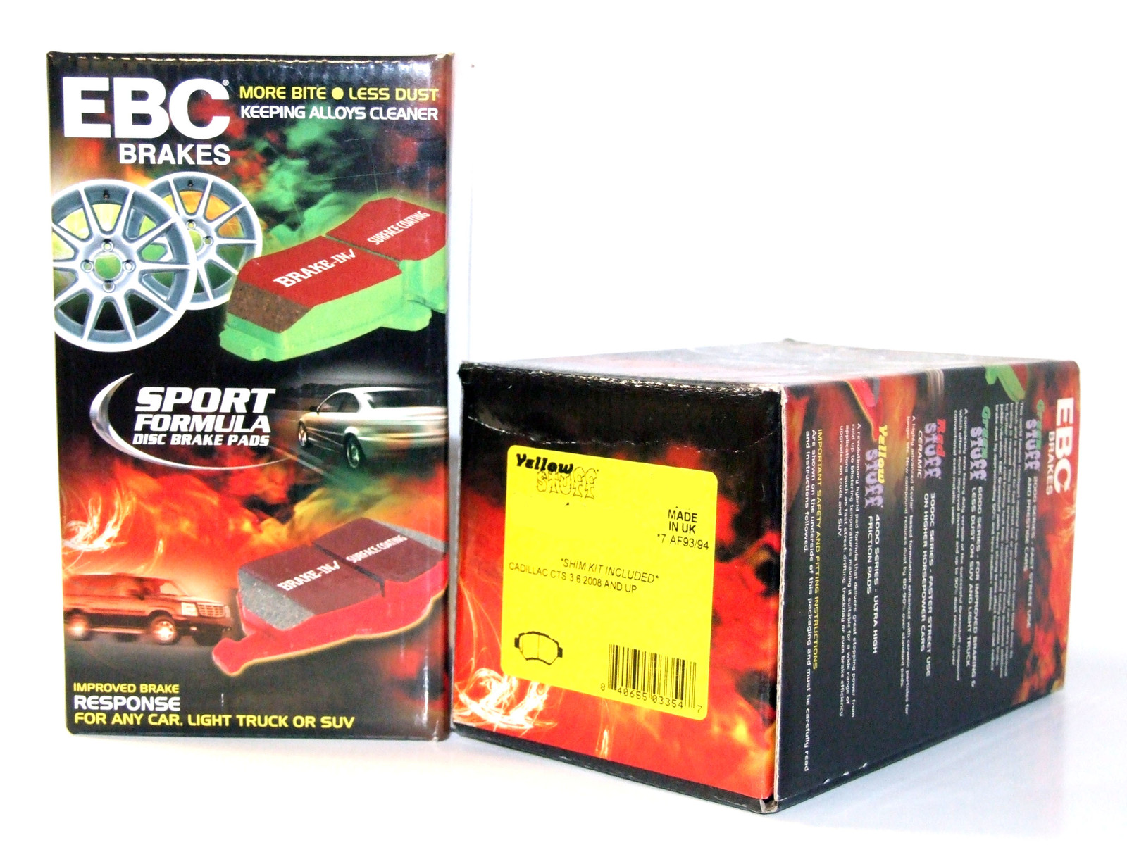 EBC Yellowstuff Track Brake Pads (Front & Rear Set) for 90