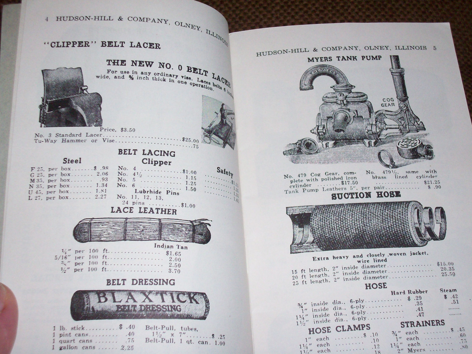 1942 Hudson-Hill & Co. Thresher & Mill Supply Catalog