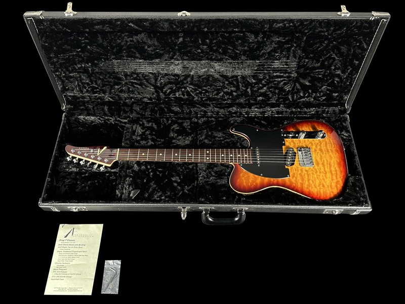 超美品Tom Anderson short hollowT ミディアムスケール 2014 TOM ANDERSON SHORT HOLLOW DROP T CLASSIC QUILT TOP