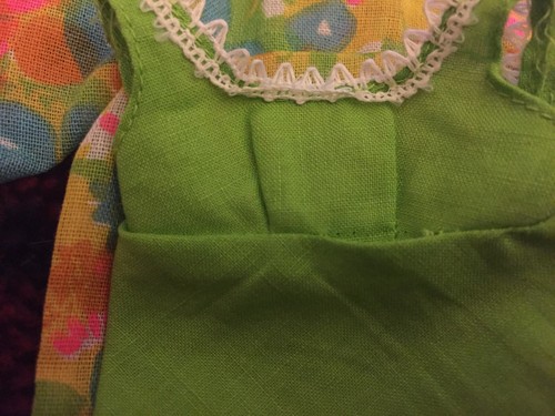 Vintage Barbie FRANCIE #1288 - IN PRINT  Floral Dress + Green Dress  1967 VN