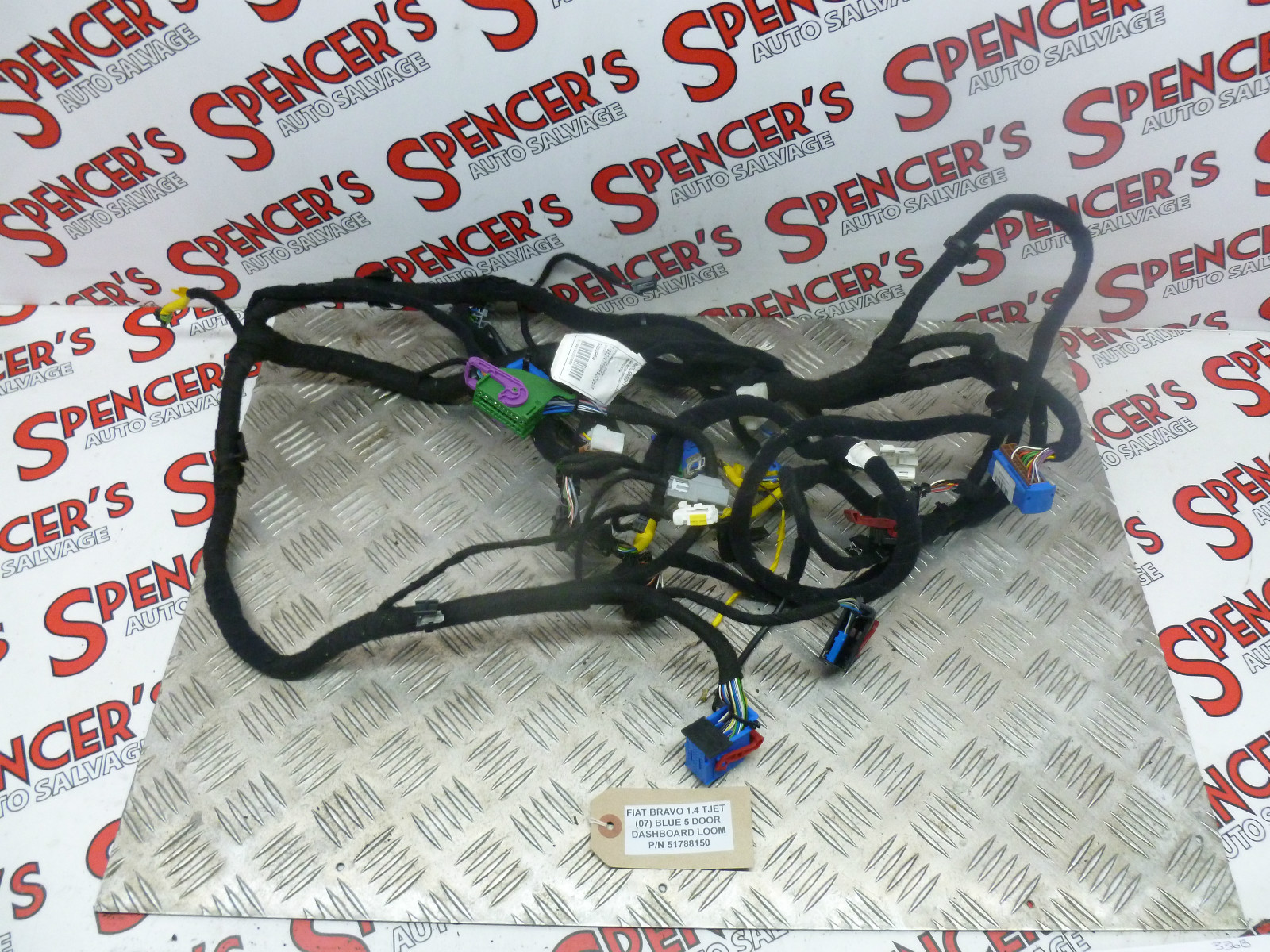 FIAT BRAVO 1.4 T-JET 06-15 FRONT DASH BOARD WIRING LOOM 51788105 /1980