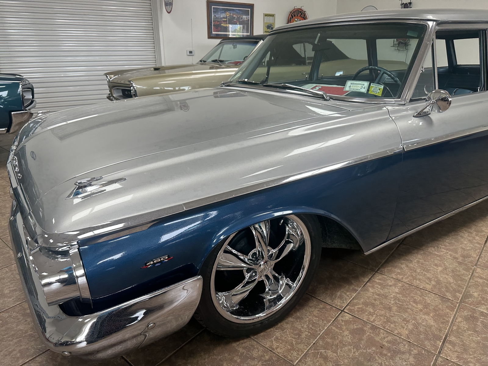 1962 Mercury Commuter Blue & Silver 496 V8 & 4-Speed Manual